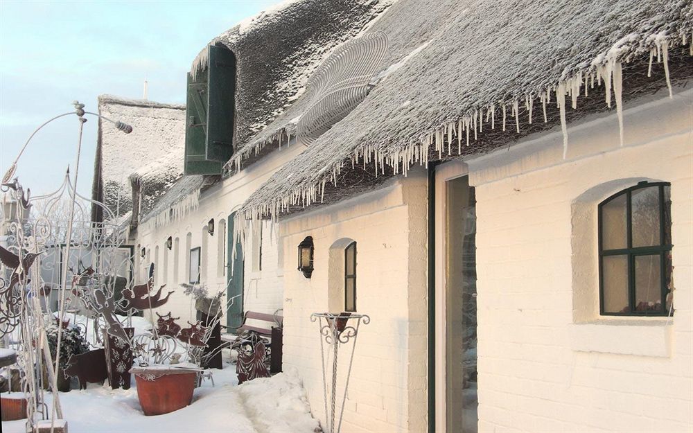 Hotel, Restaurant, Cafe Pharisaerhof - Nordseeurlaub Mit Hund Nordstrand Zewnętrze zdjęcie